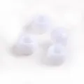 Perles poney en acrylique blanc solide perles tonneau à grand trou pour accessoires de bijoux DIY - 50 Pièces/Pack (6x9mm) / Blanc