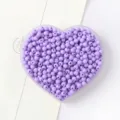 Perles rondes en acrylique violet 3mm 4mm pour la création de bijoux et bracelets DIY - Violet