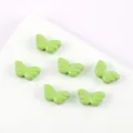 Limoengroene vlindervleugel kralen van 8x14mm voor DIY sieraden en telefoonhangers - Lichtgroen