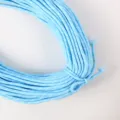 Hellblaues 5mm 7-Strang geflochtenes Paracord-Material für DIY-Handwerk und Armbänder - 2 Meter Packung / 33# Light Blue