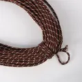Braune 5mm Paracord-Schnur mit weißem Punktmuster für DIY geflochtene Armbänder und Bastelarbeiten - 22# Braun