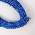 5 mm blaues Paracord mit sieben Kernen und weißem Reflexmuster für Armbänder - 28# Dunkelblau