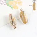Estilo océano concha imitación acrílico DIY colgante collar accesorios de joyería materiales. - Caracola (28x10mm) / 1 Pieza