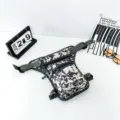 Men's tactical digital camouflage leg bag for motorcycle riding and outdoor sports - Grey Camo