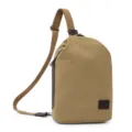 Premium large capacity khaki canvas chest bag for men with adjustable shoulder strap - Khaki