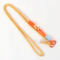 Long crossbody phone lanyard woven strap adjustable mobile phone chain for daily use. - 01# Ochre