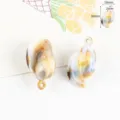 Ciondolo conchiglia in acrilico stile oceano per collana gioielli fai da te accessori parti. - Conchiglia (30x18mm) / 5 Pezzi