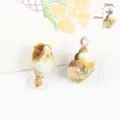Stile oceano conchiglia imitazione acrilico pendente DIY collana creazione gioielli - Conchiglia (27x16mm) / 5 Pezzi