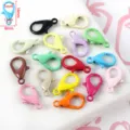 Mosquetones de aleación pintada de colores para la fabricación de joyas y pulseras DIY. - Cierre de langosta / 20g (Aprox. 52 Pzas) / Multicolor