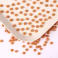 6mm ρητίνη τριαντάφυλλο nail art charms καραμέλα mini cabochons αξεσουάρ θήκης κινητού - 100 Τεμάχια/Συσκευασία / Καραμέλα