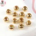 Cuentas espaciadoras de metal dorado con ranura para hacer joyas de bricolaje 4mm - Cuentas de 4mm / 40g (Aprox. 380 Pzas) / Oro KC
