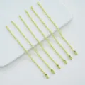 Yellow alloy ball chains 2.0/2.4mm for DIY jewelry making keychains and tag accessories. - 2.4mm Length 12cm 20 Pcs/Pack / 15 Light Yellow