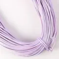 Detailed macro shot of 5mm pearlescent purple PU leather cord for DIY jewelry accessories - 04# Light Purple AB / 2m/Bundle-5mm