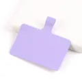 Detalle de lengüeta para cordón de teléfono morada, parche resistente para funda. - 08