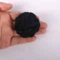 Fleur en tissu noire broche artisanale DIY mariage accessoire floral camélia multicouche - 09 Noir