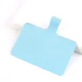 Parche de fijacion universal azul claro para correa y cordon de telefono movil. - Negro y Rojo (02)