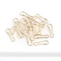 Clips metálicos dorados en forma de calabaza para llaveros DIY y artesanía - 13mm (100 Piezas/Paquete) / Dorado