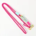 Long crossbody mobile phone lanyard adjustable braided strap phone chain strap pendant. - Rose Red