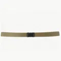 Outdoor elastic quick-release tactical belt with black buckle in khaki nylon webbing - One Size / 110cm / Khaki