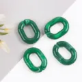 Acrylic U-shaped chain links 18x24mm green gradient DIY phone case bag jewelry accessories - No. 09