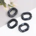 Acrylic U-shaped chain links 18x24mm marbling DIY bag and phone case jewelry accessories. - No. 03