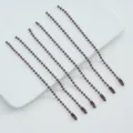 Brown ball chains for DIY jewelry making, metal bead chains for keychains and tags - 02 Chocolate
