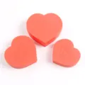Set of three coral heart-shaped diamond painting sorting trays for DIY craft tool kits - 07 Coral Combination Set