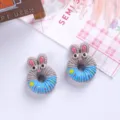 Adorable 3D cartoon rabbit donut accessory for DIY hair clips and shoe flower charms - Rabbit Style
