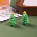 Detaillierte Ansicht der Mini-Harz-Weihnachtsbäume mit Maßen und Gewichtsinfos - Weihnachts-Sternbaum