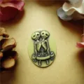 Unique two-headed skeleton resin relief pendant for DIY jewelry making and crafts. - Double-Headed Skull Style (4)
