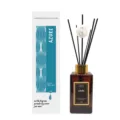 Elegante difusor de fragancia 120ml con frasco de vidrio marrón y caja de regalo - Azul Celeste