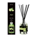 Apfel Duftoel Raumduft mit schwarzen Staebchen und 100ml Glasflasche fuer Zuhause. - 100ml / Apfel