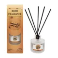 Home fragrance reed diffuser set with 100ml ebony agarwood essential oil bottle and packaging box. - Oud Wood