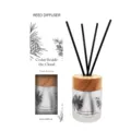 Difusor de aromas 150ml con tapa de madera y varillas negras perfumadas para el hogar. - 150ml / Súper Cedro
