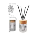 Difusor de varillas de rosa y madera de agar oscura con tapa de madera para el hogar. - 150ml / Oud Rosa
