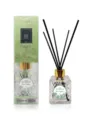 80ml Duftdiffusor Raumduft Set mit schwarzen Stäben und dekorativer Glasflasche - Weißer Moschus