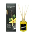 Vanille Duftstäbchen Set mit Glasflasche und Holzstäbchen für Zuhause und Büro 50ml - 50ml / Vanille