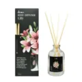 50ml Lilie Duftdiffusor Set mit Glasflasche Stäbchen für Raumduft Zuhause Büro - 50ml / Lilie