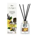 50ml Vanille Duftdiffusor Set mit aromatischen Duftstäbchen und eleganter Flasche. - 50ml / Vanille