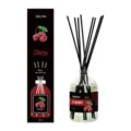 100ml Raumdiffusor Set mit Kirschduft, Aroma Glasflasche mit schwarzen Staebchen. - 100ml / Kirsche