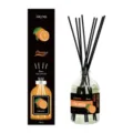 Orangen Duftstäbchen Set 100ml Raumduft Glasflasche mit Schwarzen Stäben Aromen! - 100ml / Mandarine