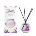 Set difusor de aromaterapia con flores secas, aroma violeta y caja de regalo 80ml - Juventud Semi-Madura
