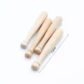 Natuurlijke houten mini-honkbalknuppel van 7,5 cm voor diverse DIY-knutselprojecten - 7.5CM Grote Houten Knuppel