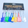 Juego de llaveros abrebotellas con forma de guitarra de colores en aleación de aluminio - Forma de Guitarra / Tamaño 7CMx3.5CM