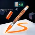 Fluorescent orange luminous marker pen for fabric and DIY clothing painting projects - Single Pack / Luminous Orange
