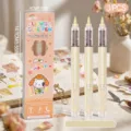 3er-Set flüssige Klebestifte für Tagebuch und Basteln, schnelltrocknend und hohe Viskosität. - 3er-Pack / Orange