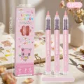 Flüssigkleber Stifte Set 3 Stück, schnelltrocknender Bastelkleber für Scrapbooking Kunst. - 3er-Pack / Rosa
