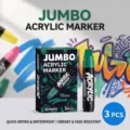 Pennarello acrilico jumbo verde 15mm, set da 3 per arte dei graffiti di strada professionale - Stelo singolo / Verde