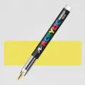 Enkele zachte punt acryl marker in geel 300 voor artistiek schilderen en creatief graffitidesign. - Geel
