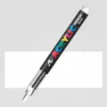 Acryl verf marker pen wit 320, flexibele zachte punt vloeibare marker voor tekenen graffiti. - Wit